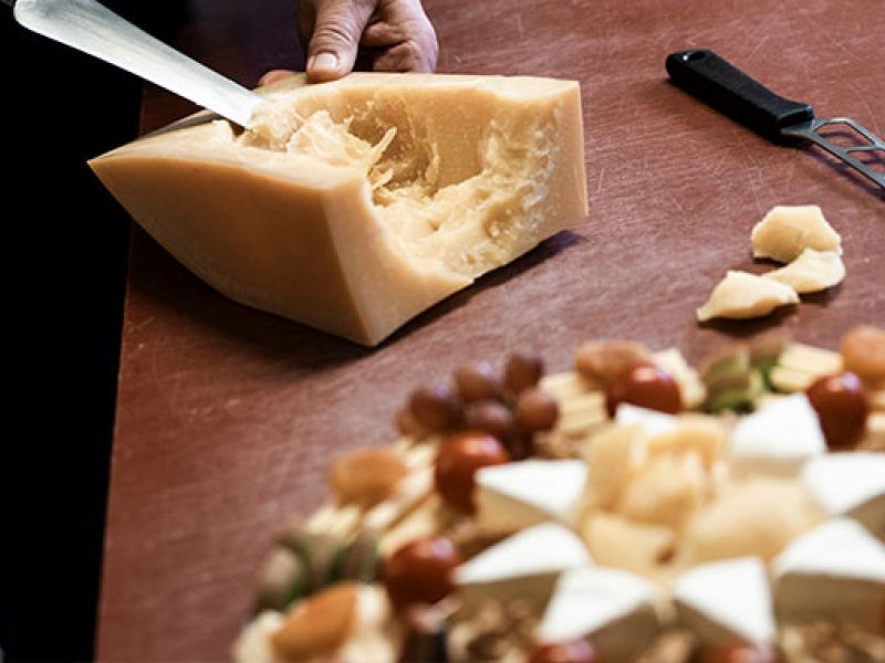 Käseplatte vorbereiten